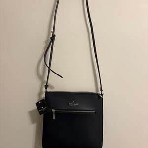 New Kate Spade Sadie Large Crossbody Navy Saffiano Leather Handbag